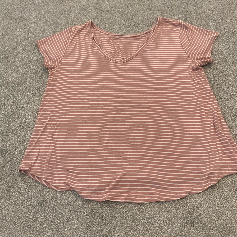 Striped Pink Women's Top